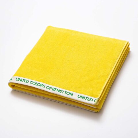 Πετσέτα θαλάσσης Benetton BE142 Κίτρινο