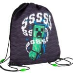 Σχολική Τσάντα με Σχοινιά Minecraft Creeper Μαύρο 22 x 8 x 8 cm