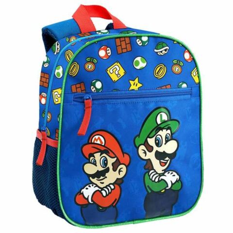 Σχολική Τσάντα Super Mario Μπλε (28 x 24 x 11 cm)