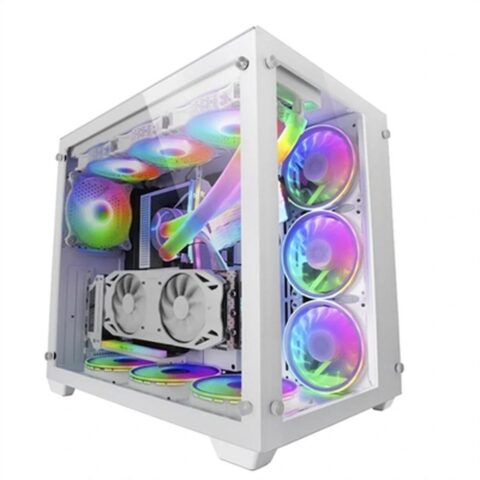 Κουτί Μέσος Πύργος ATX Mars Gaming MCV3 PREMIUM XXL RGB Λευκό