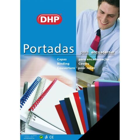Κάλυμμα βιβλίων DHP Μαύρο A4 πολυπροπυλένιο 100 Τεμάχια