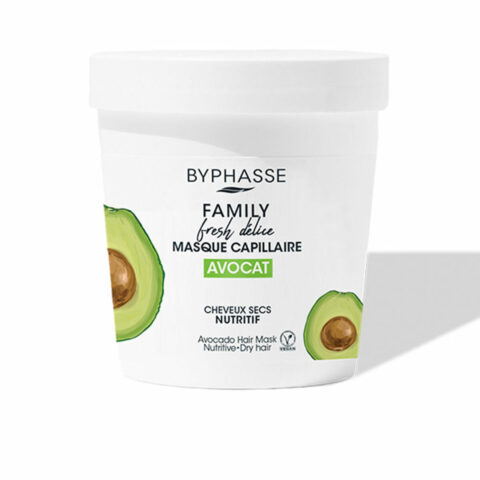 Θρεπτική Mάσκα Mαλλιών Byphasse Family Fresh Delice Ξηρά Mαλλιά Αβοκάντο (250 ml)