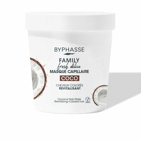 Μάσκα Αναζωογόνησης Byphasse Family Fresh Delice Καρύδα Βαμμένα μαλλιά (250 ml)