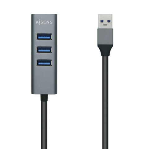USB Hub Aisens A106-0507 Γκρι Αλουμίνιο