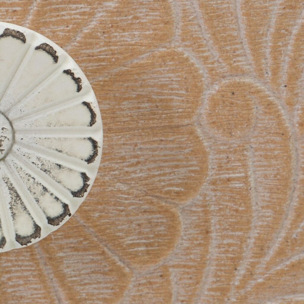 Έπιπλο Εισόδου KLEE 110 x 40 x 77 cm Φυσικό ξύλο πεύκου Λευκό