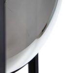 Επιτραπέζιο Φωτιστικό Κρυστάλλινο Μαύρο Μέταλλο 28 x 28 x 47 cm