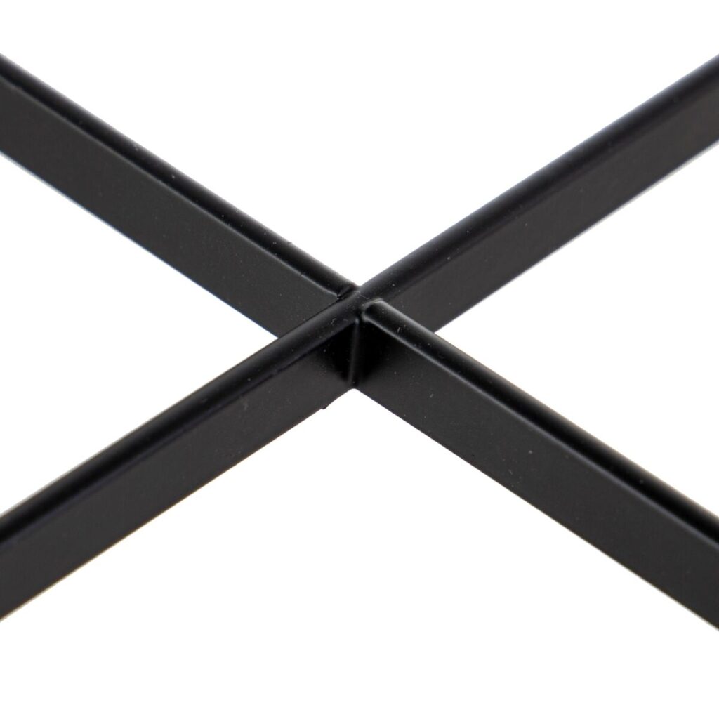 Επιτραπέζιο Φωτιστικό Κρυστάλλινο Μαύρο Μέταλλο 28 x 28 x 47 cm