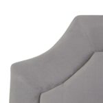 Κεφαλάρι κρεβατιού 160 x 7 x 78 cm Συνθετικό Ύφασμα Γκρι