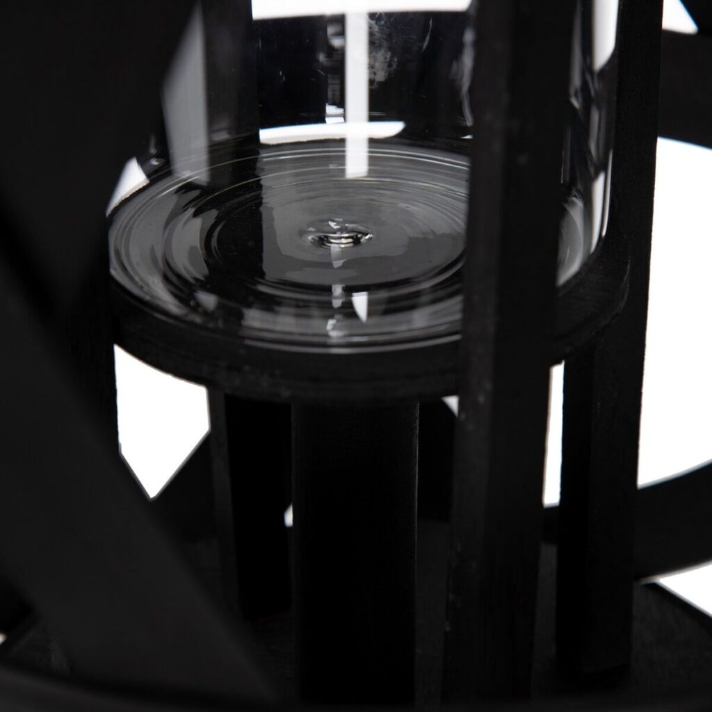 Lanterne 29 x 29 x 37 cm Κηροπήγιο Μαύρο Διακοσμητική κανάτα