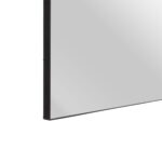 Τοίχο καθρέφτη Μαύρο Μέταλλο Κρυστάλλινο 75 x 2 x 70 cm