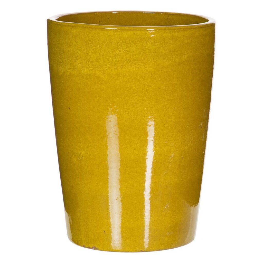 Βάζο 37 x 37 x 49 cm Κεραμικά Κίτρινο (x2)