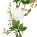 Decorative Flowers 160 x 30 x 24 cm Λευκό Παιωνία