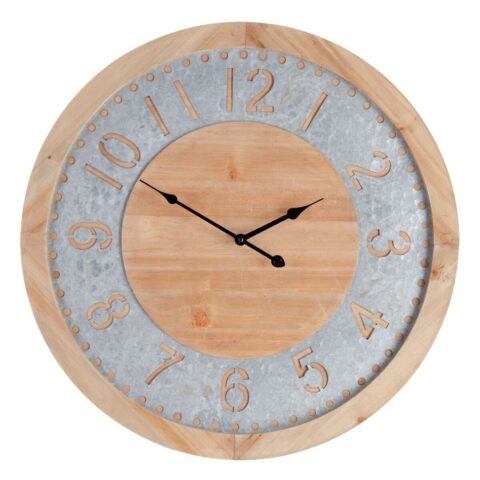 Ρολόι Τοίχου Φυσικό ξύλο ελάτου 60 x 4