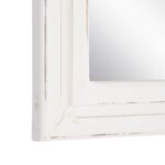 Τοίχο καθρέφτη 63 x 3 x 110 cm Λευκό ξύλο ελάτου
