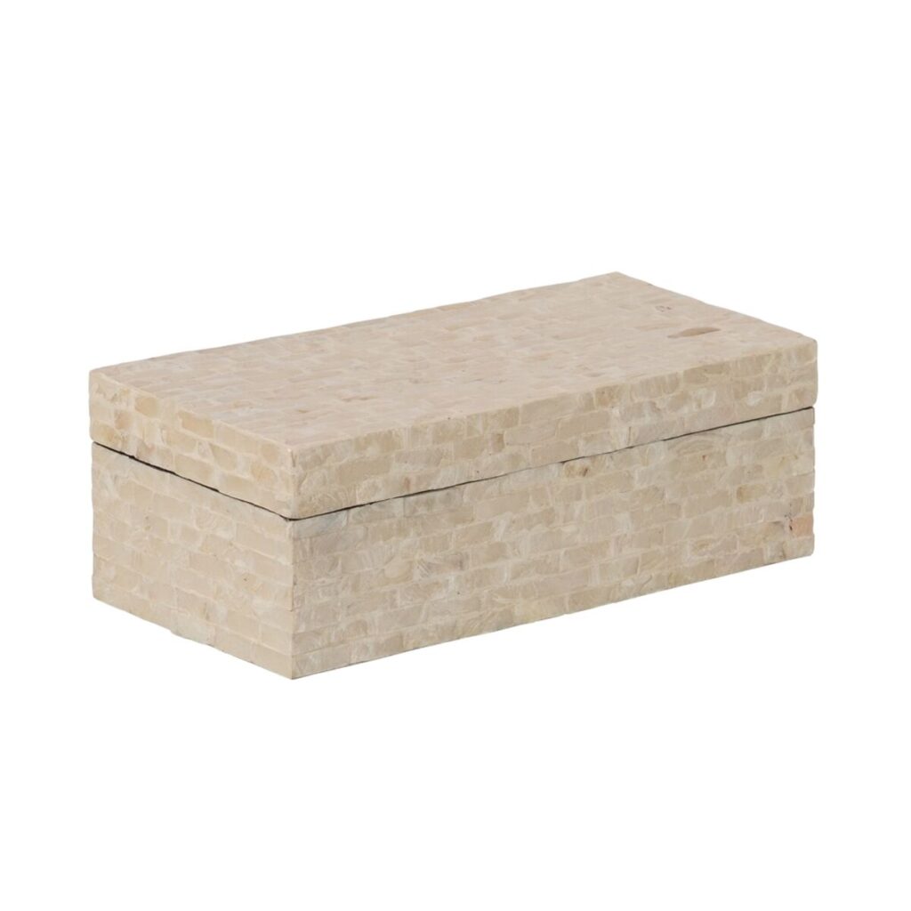 Διακοσμητικό κουτί 35 x 20 x 13 cm Από φίλντισι (x2)