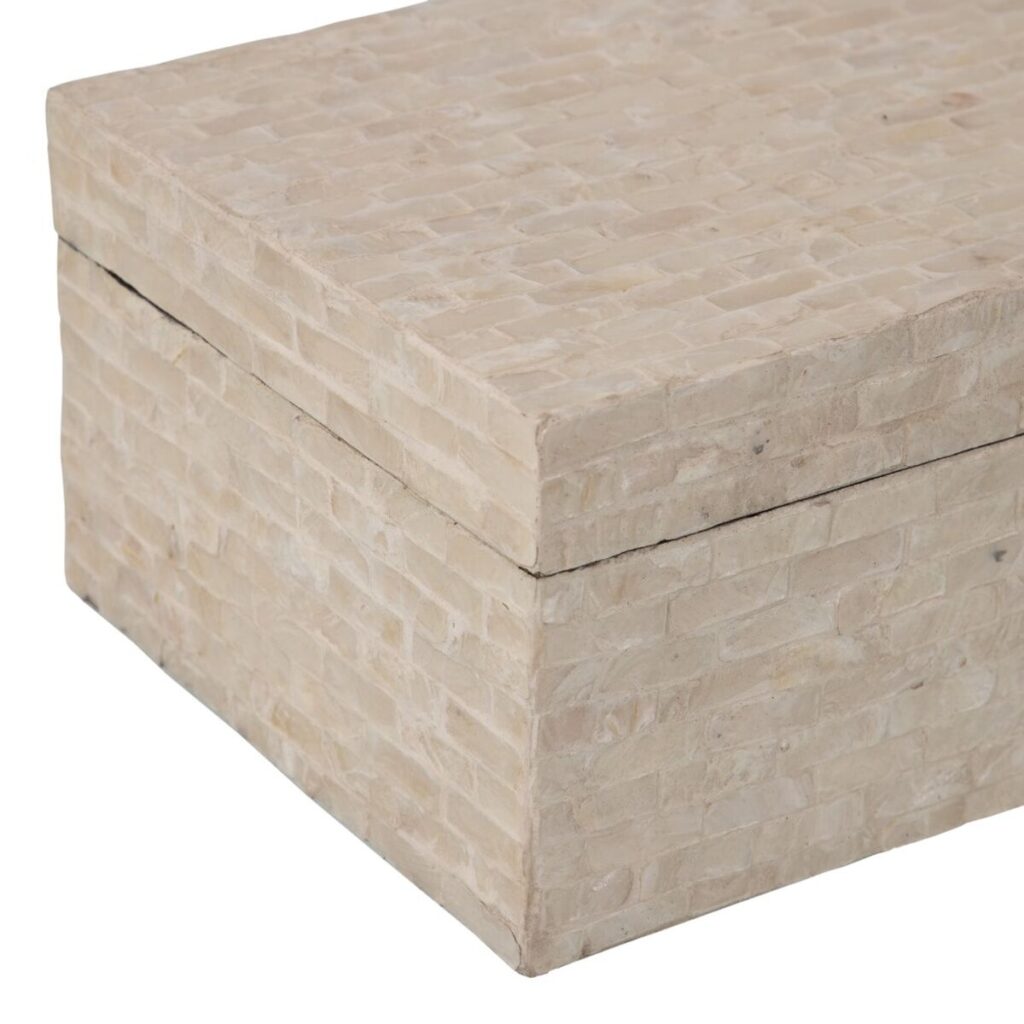 Διακοσμητικό κουτί 35 x 20 x 13 cm Από φίλντισι (x2)