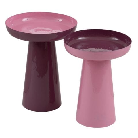 Βοηθητικό Τραπέζι Ροζ Σίδερο 45 x 45 x 56 cm