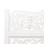 Κεφαλάρι κρεβατιού 180 x 123 cm Ξύλο Λευκό DMF