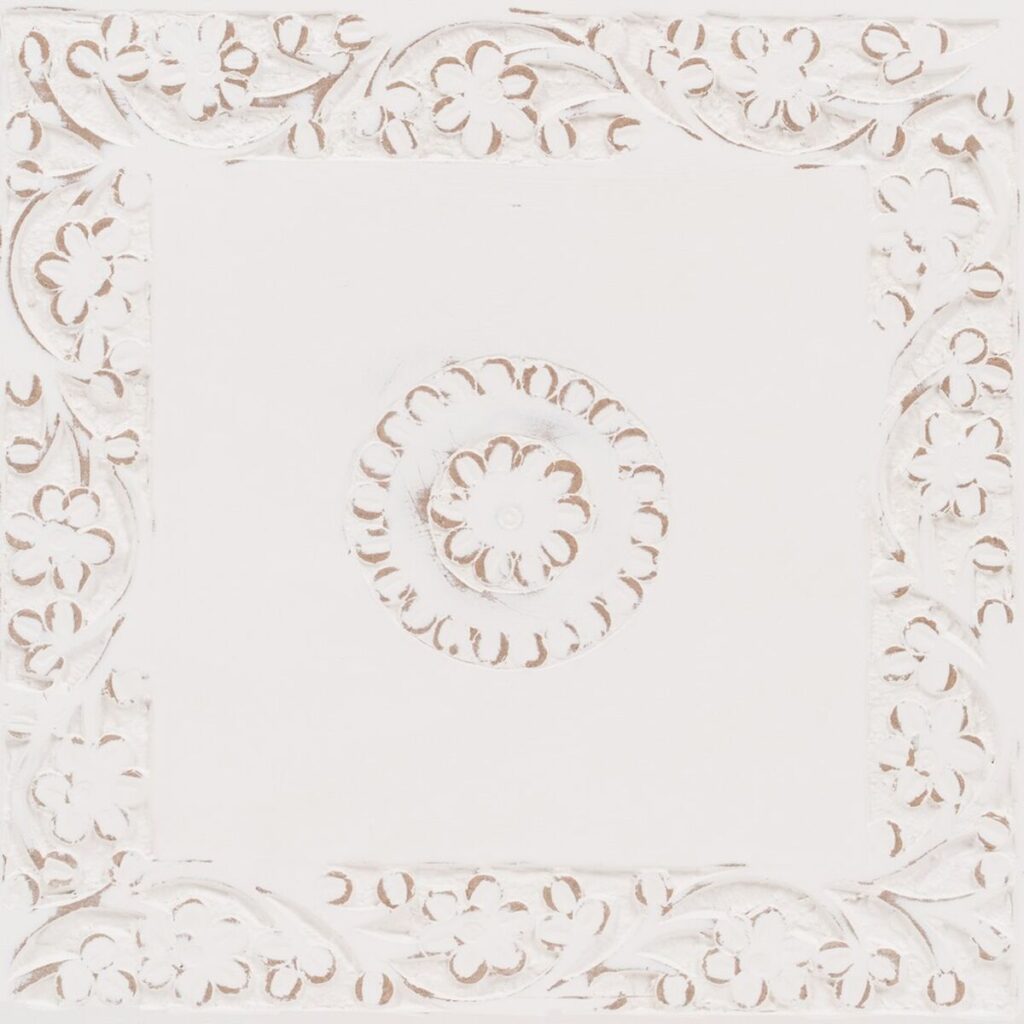 Βοηθητικό Τραπέζι Ξύλο Λευκό 36 x 36 x 42 cm DMF