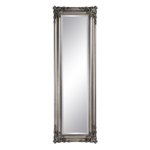 Καθρέφτης 46 x 6 x 147 cm Κρυστάλλινο Ξύλο Ασημί