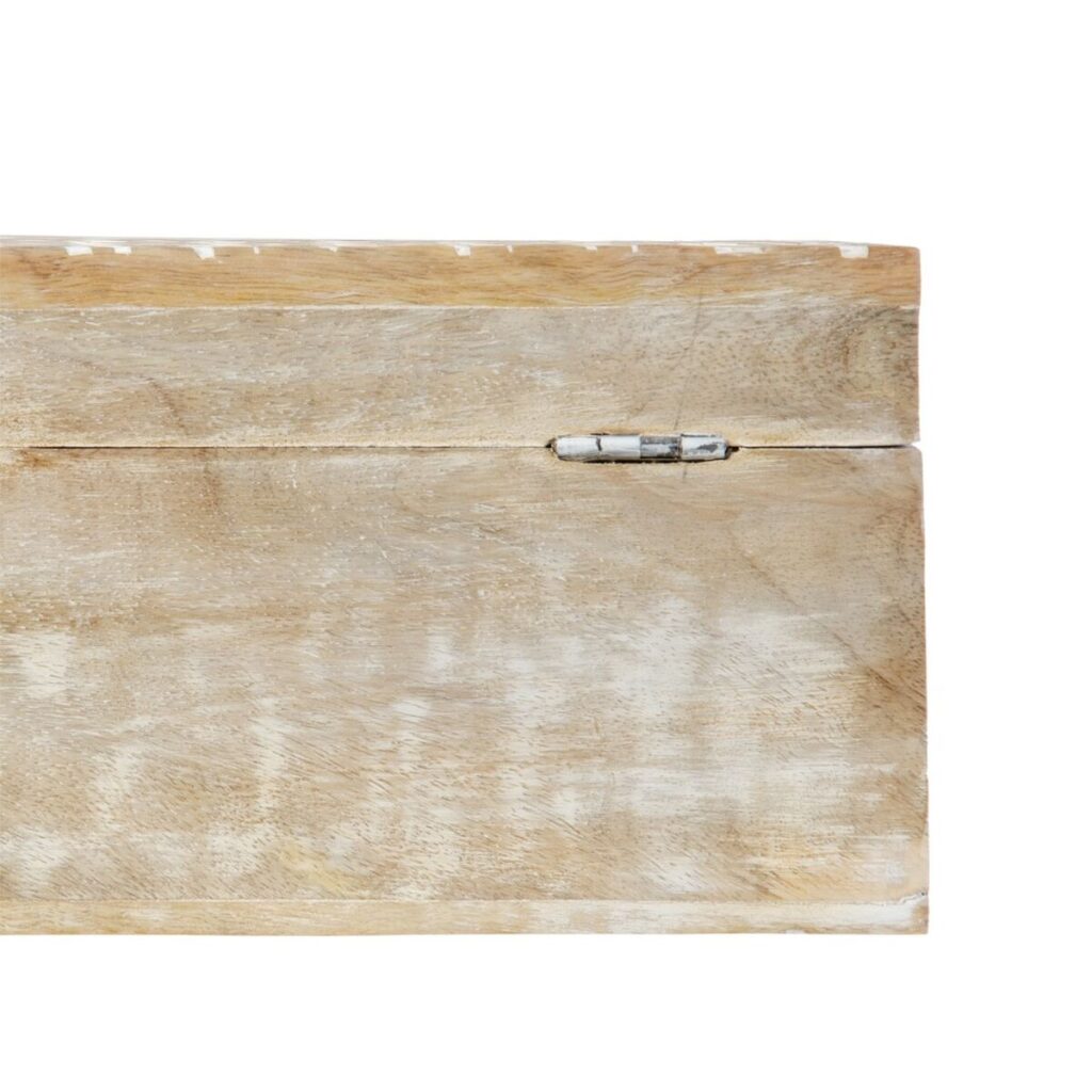 Διακοσμητικό κουτί 23 x 18 x 12 cm Ξύλο από Μάνγκο (3 Τεμάχια)