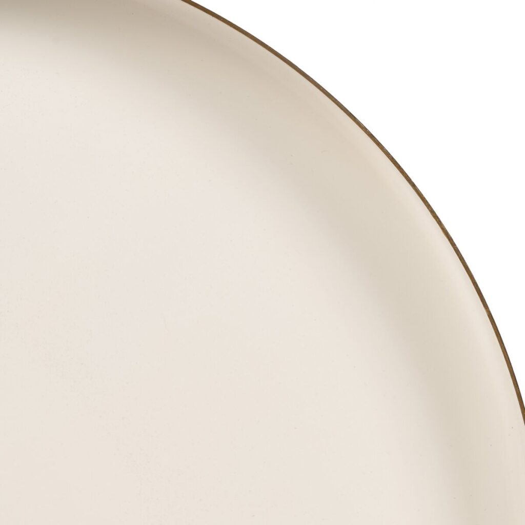 Βοηθητικό Τραπέζι Χρυσό Λευκό Σίδερο 30 x 30 x 44 cm