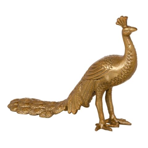 Διακοσμητική Φιγούρα 26 x 7 x 19 cm Χρυσό Peacock
