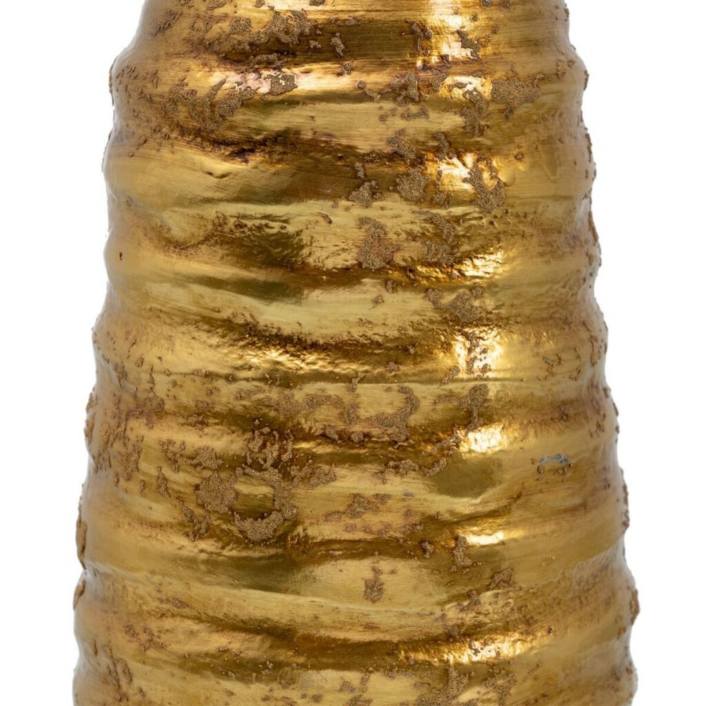 Βάζο Κεραμικά Χρυσό 15 x 15 x 30 cm