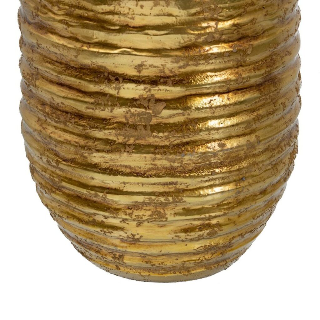 Βάζο Κεραμικά Χρυσό 35 x 35 x 80 cm