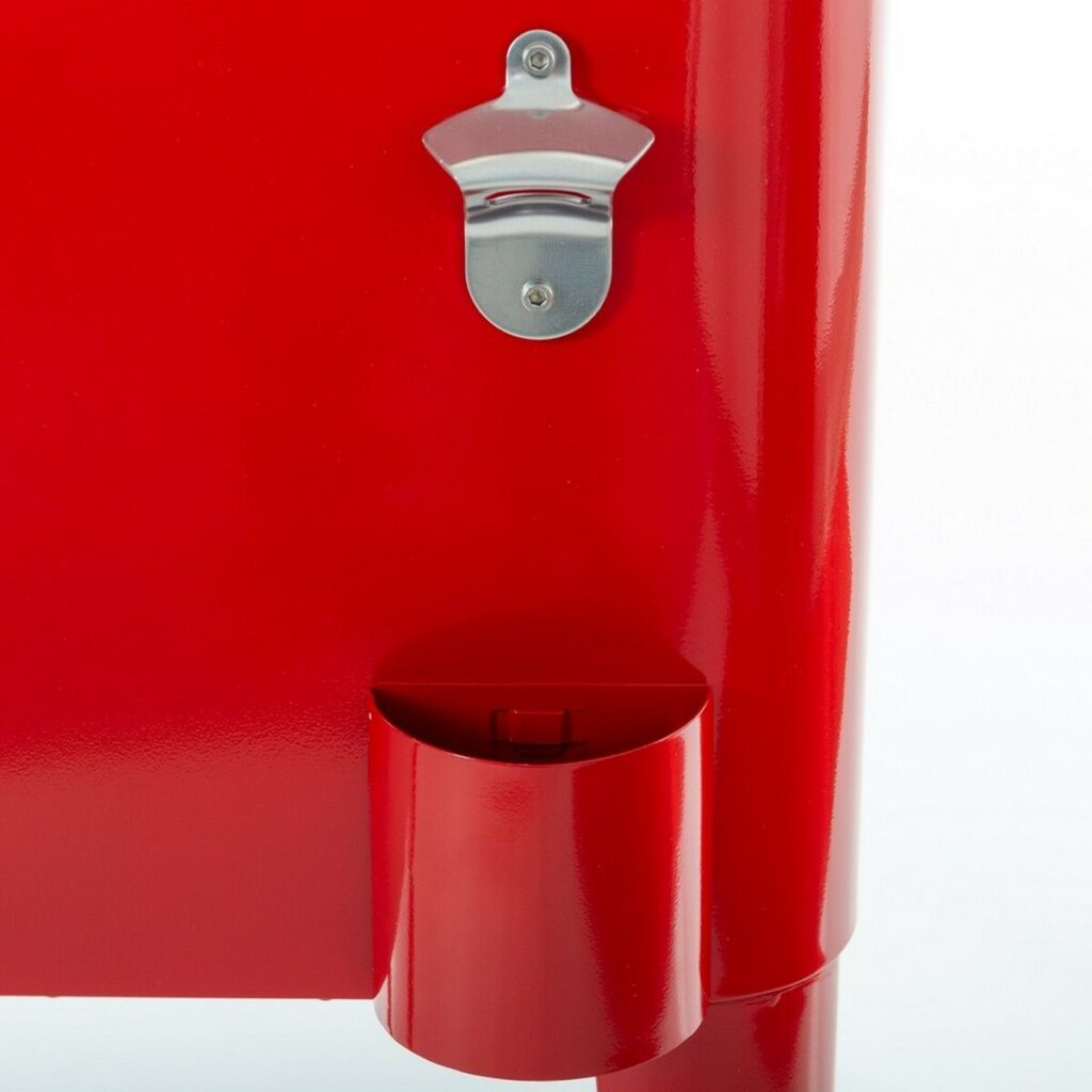 Φορητό Ψυγείο Θερμός Fresh 74 x 43 x 80 cm Κόκκινο Μέταλλο