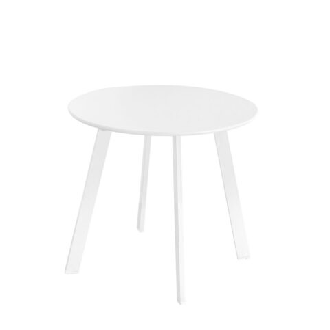 Βοηθητικό Τραπέζι Marzia Λευκό Χάλυβας 50 x 50 x 44 cm