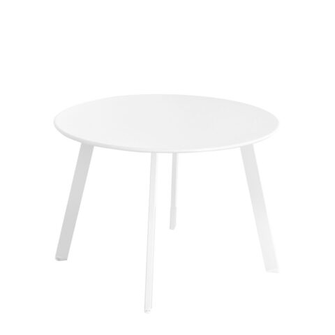 Βοηθητικό Τραπέζι Marzia 60 x 60 x 42 cm Χάλυβας Λευκό
