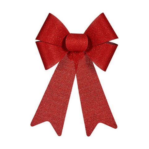 Γραβάτα 22 x 38 cm Πόντοι Χριστουγεννιάτικο Στολίδι Κόκκινο PVC