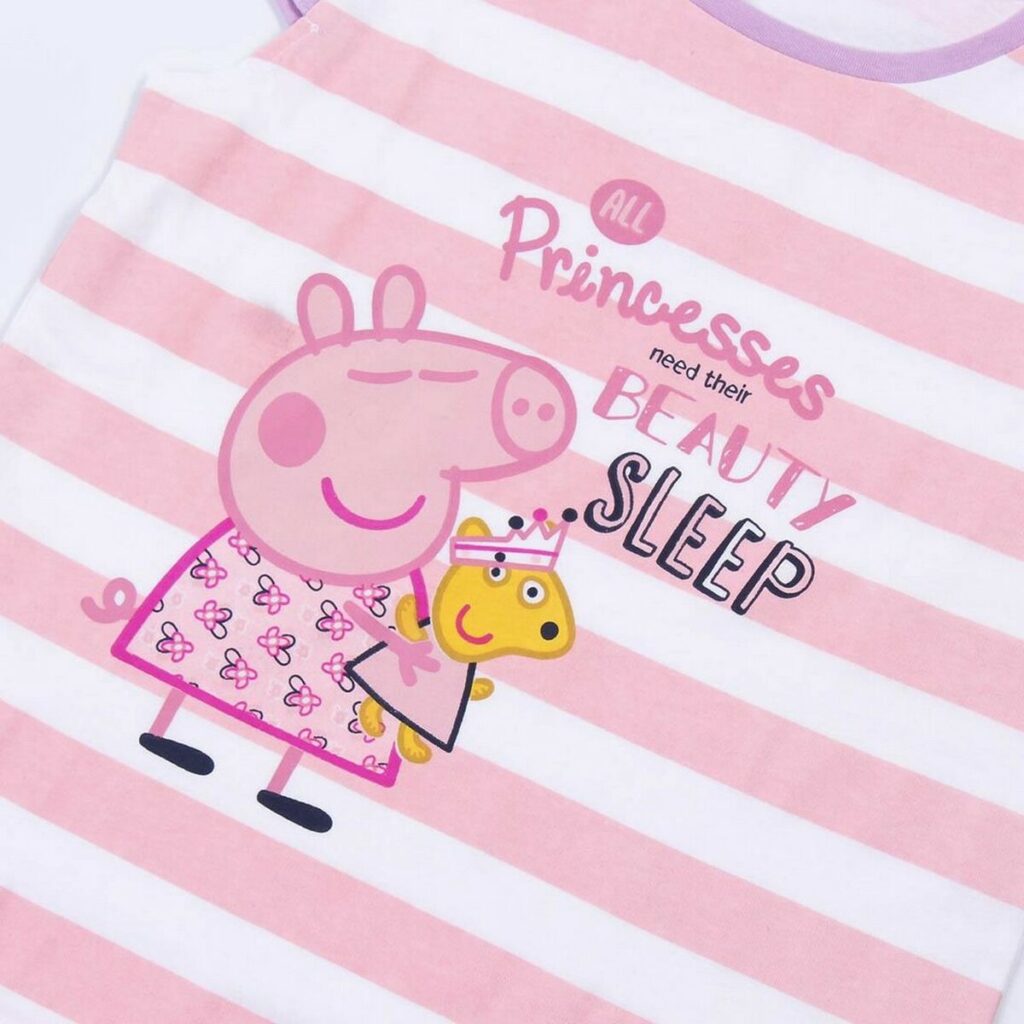Kαλοκαιρινή παιδική πιτζάμα Peppa Pig Μωβ Ροζ