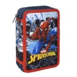 Τριπλή Κσετίνα Spiderman 43 Τεμάχια Μπλε (12 x 19