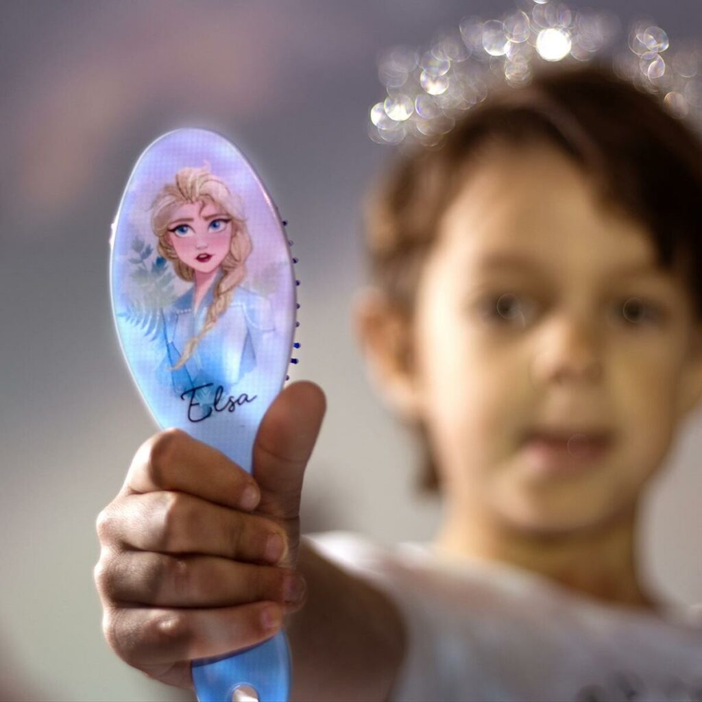 Βουρτσα Ξεμπερδεματος Frozen Elsa Λιλά
