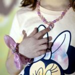 Σετ Κολιέ και Βραχιόλια Minnie Mouse 2 Τεμάχια Ροζ