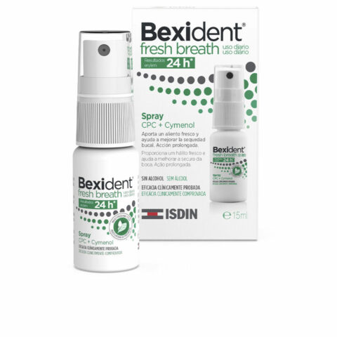 Προστάτης στόματος Isdin Bexident Spray Φρέσκια Αναπνοή (15 ml)
