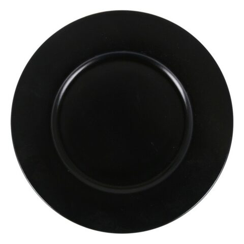 Πιάτο για Επιδόρπιο Inde Neat Μαύρο Πορσελάνη Ø 24 cm