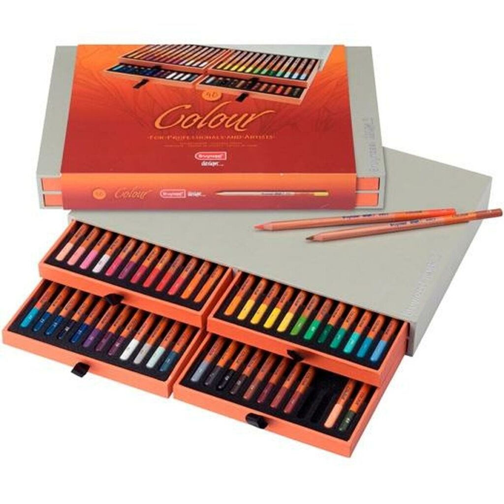 Χρωματιστά μολύβια Bruynzeel Design Box 48 Τεμάχια Πολύχρωμο
