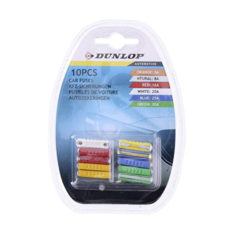 Ηλεκτρική ασφάλεια Dunlop Αυτοκίνητο 30 A 8 A 5 A 16 A 20 A 25 A (10 Τεμάχια)