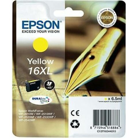Αυθεντικό Φυσίγγιο μελάνης Epson 16Xl Κίτρινο