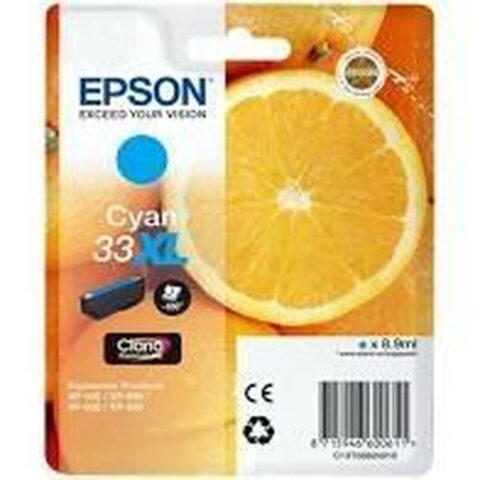 Αυθεντικό Φυσίγγιο μελάνης Epson C13T33624010 Κυανό