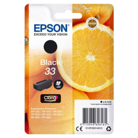 Αυθεντικό Φυσίγγιο μελάνης Epson C13T33314022 Μαύρο