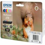 Αυθεντικό Φυσίγγιο μελάνης Epson Multipack 378 Μαύρο Κίτρινο Κυανό Mατζέντα
