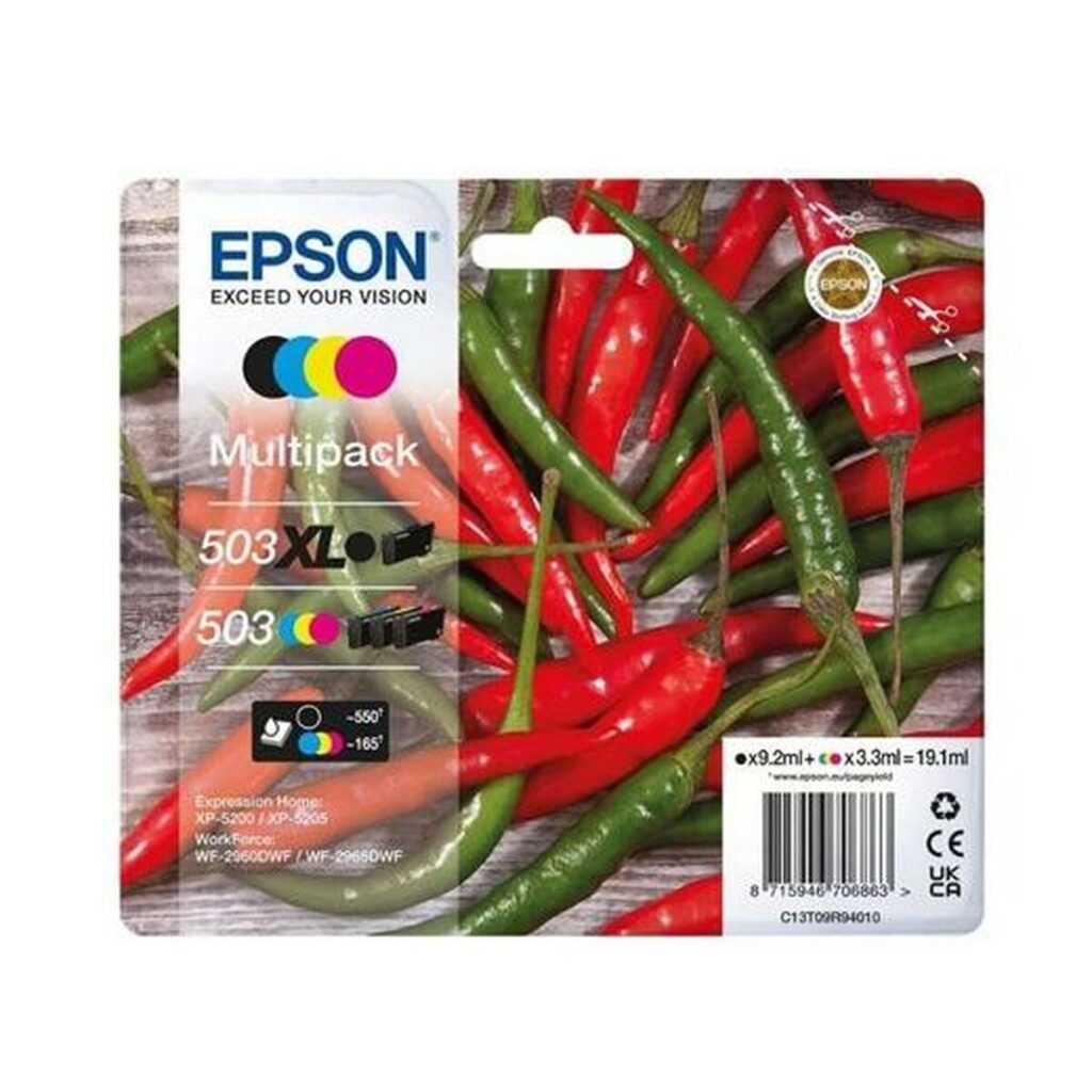 Αυθεντικό Φυσίγγιο μελάνης Epson 503XL Πολύχρωμο