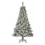 Χριστουγεννιάτικο δέντρο Black Box Φως LED Χιονισμένο (155 cm)