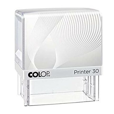 Σφραγίδα Colop Printer 30 Λευκό Μπλε