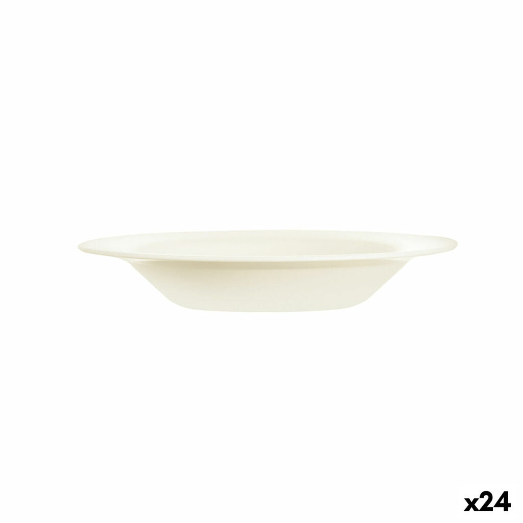 Βαθύ Πιάτο Arcoroc Intensity Μπεζ Γυαλί (22 cm) (24 Μονάδες)