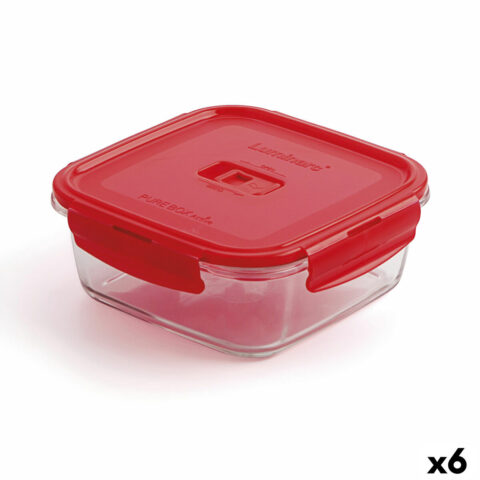 Ερμητικό Κουτί Γεύματος Luminarc Pure Box Κόκκινο 1